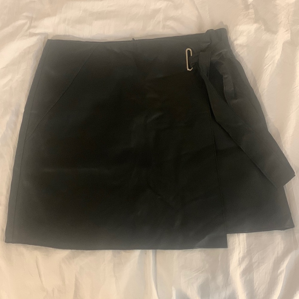 Black Leather Skirt